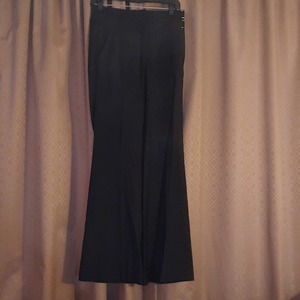 Bebe sz 0 black 80% wool slacks